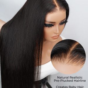 REAL HD Beginner Friendly Alipearl Glueless 5*7 Ready To Go Lace Wigs Silky Straight Pre Bleached Mini Knots