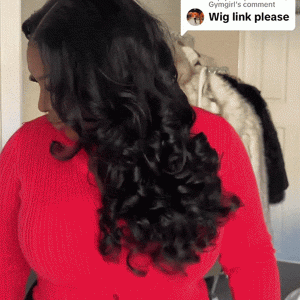 High Volume Layered Curls Body Wave Single Knots Invisible Ready To Go Lace Wig