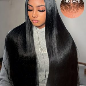 Long Wigs Straight HD Lace Frontal Human Hair Wigs 24-40 Inch