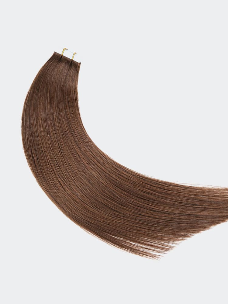 #4 Color Tape In Hair Straight Double Drawn 100% Human Hair Extensions - Image 3