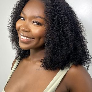 Ready to Go 5x7 Lace Closure Curly Wig Easy To Wear Mini Knots