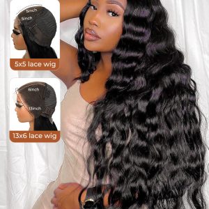 Long Wigs Body Wave Pre Plucked HD Lace Human Hair Wigs 24-40 Inch