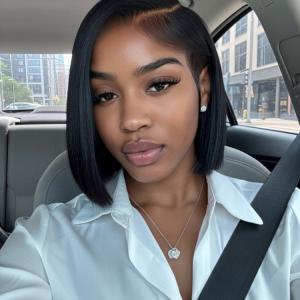 13x4 HD Lace Front C Curve Side Part Bob Wig Pre Plucked Ready to Go