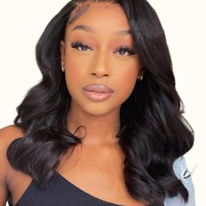 Ready To Go Short Bob Wigs Body Wave Human Hair Bob Wig
