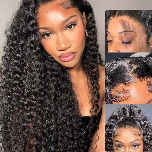 Alipearl Curly Hair Wig 13x6 Lace Front Wig Human Hair Natural Curly Wigs