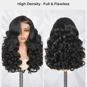 Butterfly Cut Body Wave Ready To Go Wig 6x8 Lace Face Framing Layers