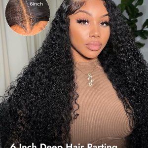 Water Wave Wig 6x6 Closure High Quality Wigs Human Hair Wigs