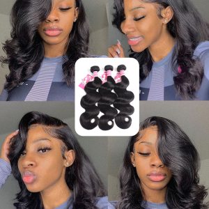 Alipearl Brazilian Body Wave Virgin Hair 3 Bundles/Lot