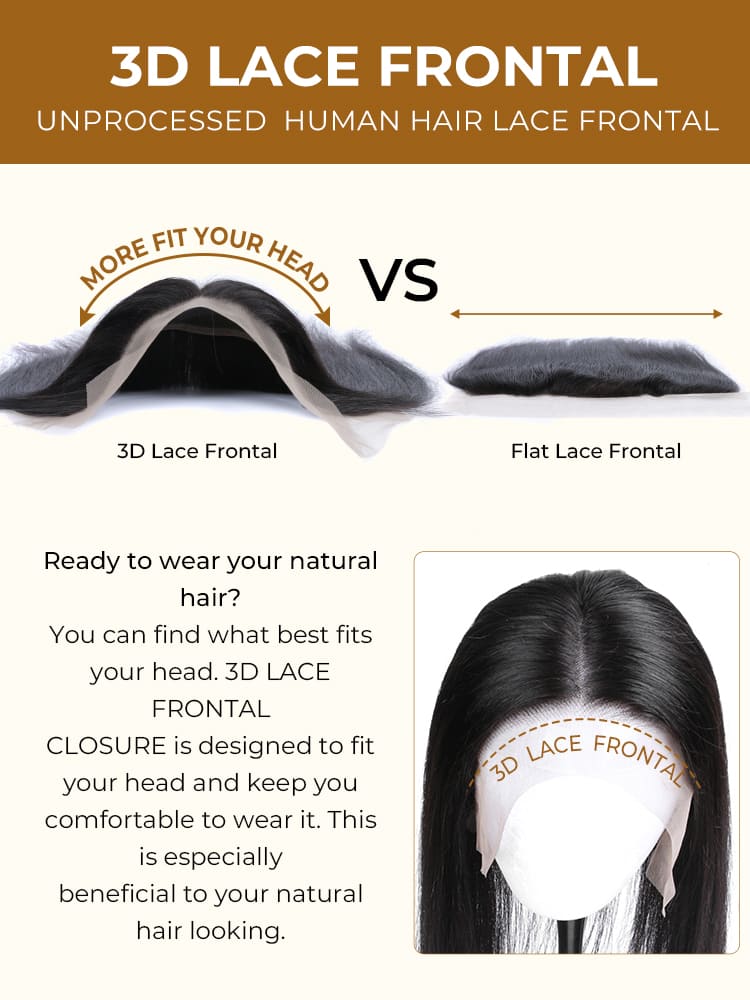 Alipearl Brazilian Straight Virgin Hair 3 pcs with 13x4 Lace Frontal - Image 4