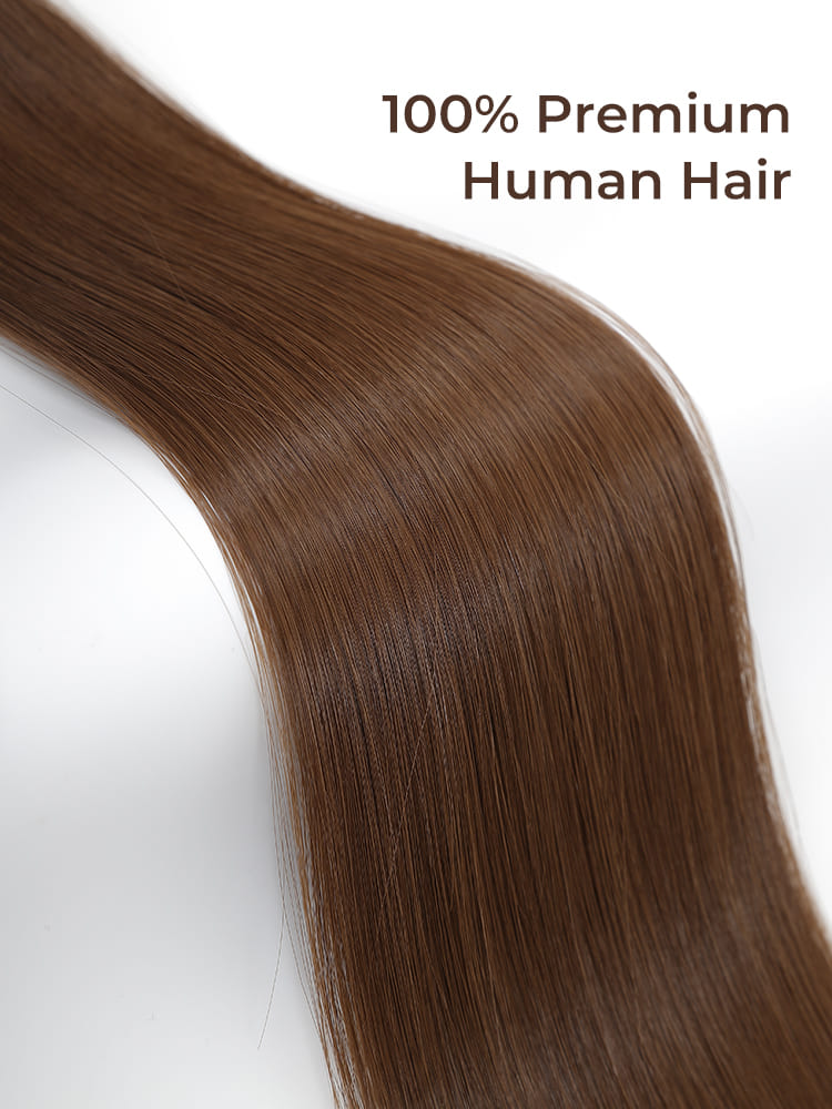 #4 Color Tape In Hair Straight Double Drawn 100% Human Hair Extensions - Image 7