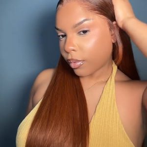 Honeyed Bliss Color Wig M Hairline 13x6 Front Wig With Widow's Peak