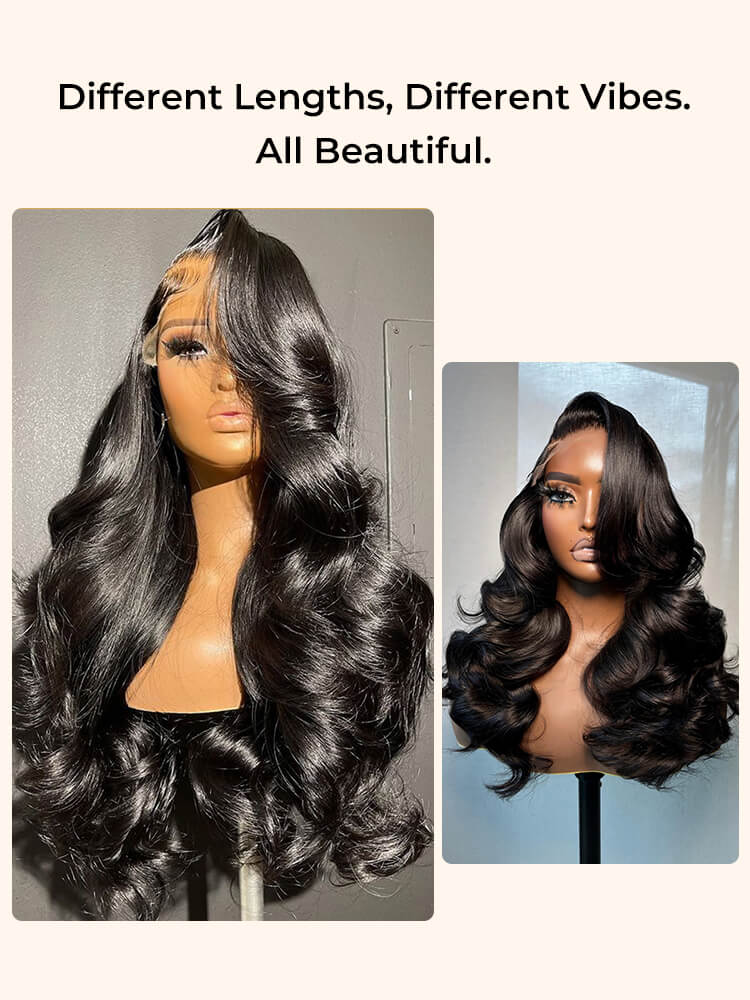 Face-Framing Layered Cut Body Wave Side Part 250% Density Wig - Image 4