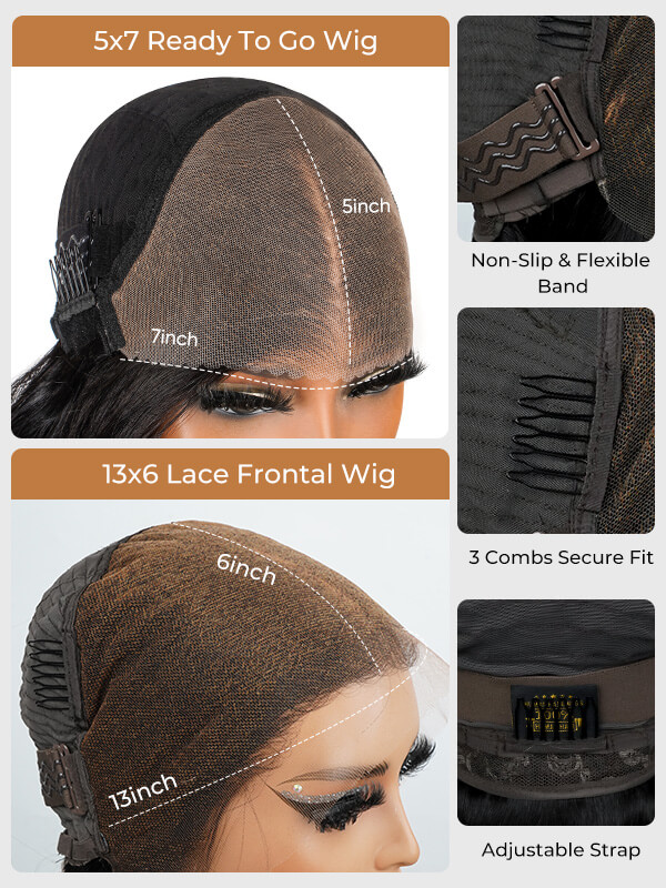 M Hairline Blonde Highlighted Bob 13x6 Lace Frontal Wig Ready To Go - Image 6