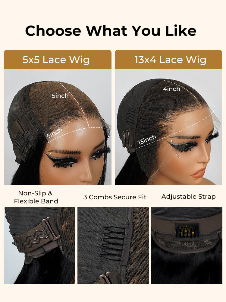 Face-Framing Layered Cut Body Wave Side Part 250% Density Wig - Image 5