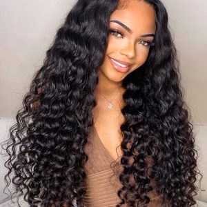 Wavy Lace Wig 13*4 Lace Front Wigs Loose Deep Hair Human Hair Wigs