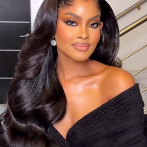 Lagos Hairline Undetectable HD 7x7 Lace Closure Body Wave Widows Peak Wig