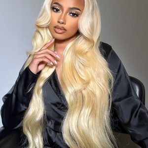 Easy Go Glueless Light Blonde #613 Straight And Body Wave Pre Cut Lace Closure Wigs