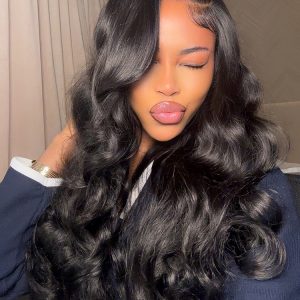Glueless Side Part 5*5 HD Lace Closure Wigs 250% density Body Wave Hair Hairstylist Customized