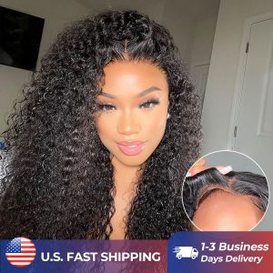 Ship In 24 Hours - Alipearl Glueless Wigs Curly Ready To Go Human Hair 4*7 Lace Closure Wigs With Pre-Cut Lace