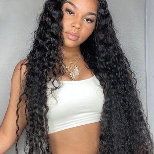 Long Wigs Natural Wave Pre Plucked HD Lace Human Hair Wigs 24-40 Inch
