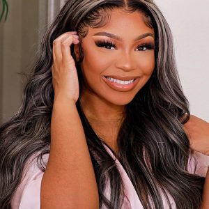 Sophiology x Alipearl Original Platinum Blonde Highlights Straight Mixed Color Human Hair Wigs