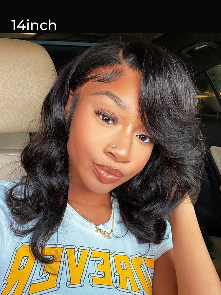 250% Density Layered Double Drawn Body Wave Hair 13×6 Ready To Go Frontal Wig Pre Bleached - Image 5