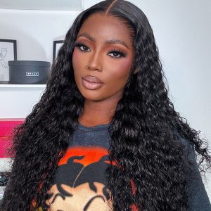 PreMax 13x6 HD Lace Frontal Water Wave Human Hair Wigs With Natural Hairline