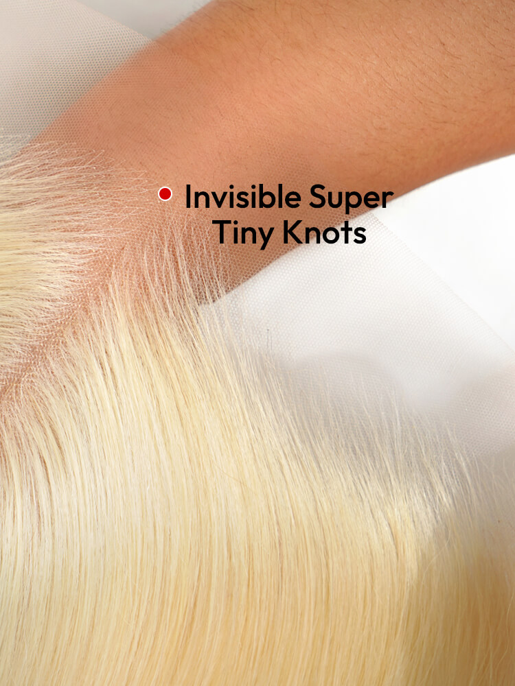 Easy Go Glueless Light Blonde #613 Straight And Body Wave Pre Cut Lace Closure Wigs - Image 9