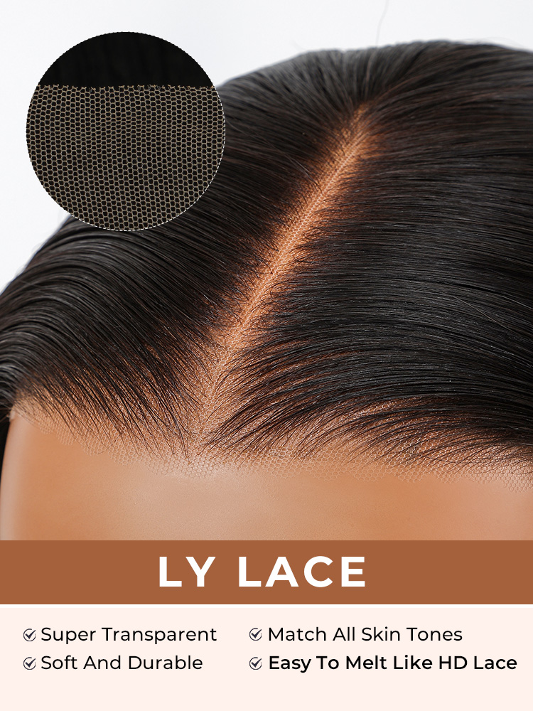 250% Density Layered Double Drawn Body Wave Hair 13×6 Ready To Go Frontal Wig Pre Bleached - Image 6