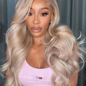 250% Density P18/613 Ombre Blonde Hair 5*9 Glueless Ready to Go Wigs Bleached