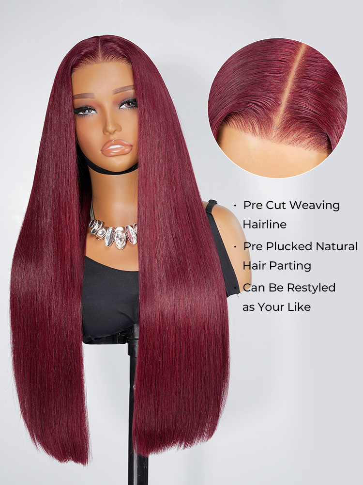 $299 for 2 Wigs: 13x6 Braided Wig and Cherry Cola Red Wig - Image 6